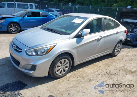 2015 Hyundai Accent Gls from USA, damaged, VIN KMHCT4AEXFU923122